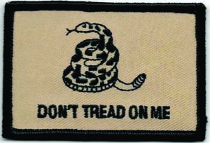 Coyote Tan Gadsden Flag Patch