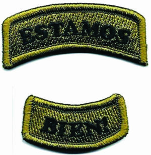 Estamos Bien Tab Patch (We are Fine in Spanish) Fits VELCRO® BRAND Hook Fastener