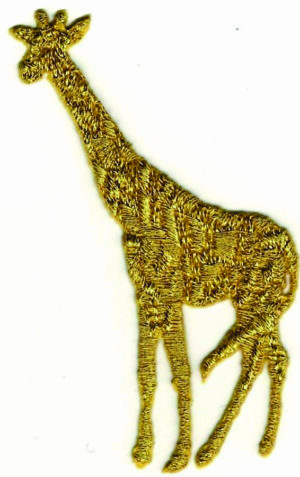 Gold Giraffe Patch