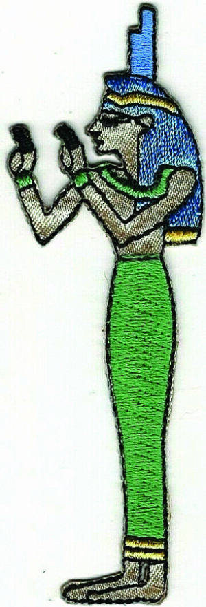 Egyptian Goddess Isis Embroidered Patch