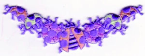 Purple Ladybug Iron-On Patch
