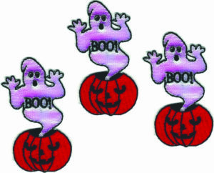 Ghost Jack-o-Lantern Pumpkin Halloween patch