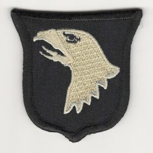 101 Airborne Eagle Patch Black Tan Coyote For VELCRO® BRAND Loop side Fasteners