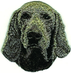 Bloodhound Dog Head Patch 2.5” Embroidered Iron On Applique for Jacket Hat Vest Pet Lover Gift